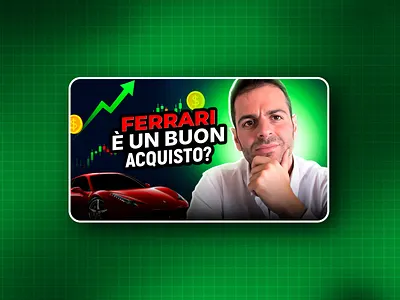 Business & Finance Thumbnail Design bold finance thumbnail business video cover ferrari investment ferrari stock analysis ferrari stock market ferrari thumbnail finance graphic design financial growth graphic investing design template investing youtube cover luxury car youtube design modern youtube design stock investing thumbnail stock market thumbnail youtube business thumbnail youtube finance design youtube thumbnail design