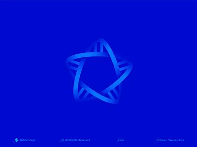 DNA Star logo badge biology bold branding chain clean excellence genetics geometry graphic design innovation institution international logo minimal modern research science stem technology