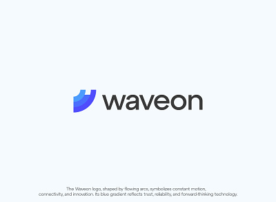 Waveon logo (W mark) branding custom logo icon identity logo logo mark w w logo wave