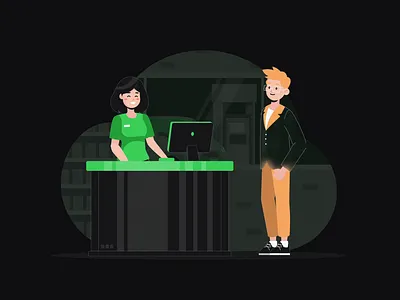 Revver — Concept Illustrations (Part 2) adaptive branding celerart design graphic design graphics green illustration interface logo motion motion graphics saas ui ux vector web web design website