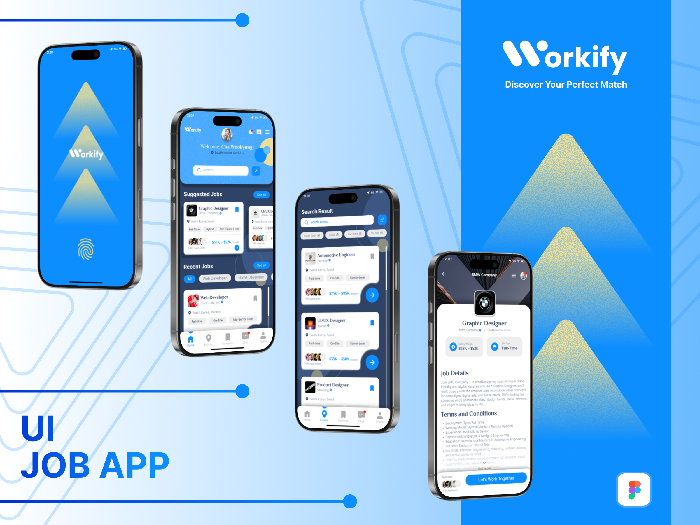 UI APP JOB MOBILE DESIGN 3d app branding design graphic design illustration logo ui ux