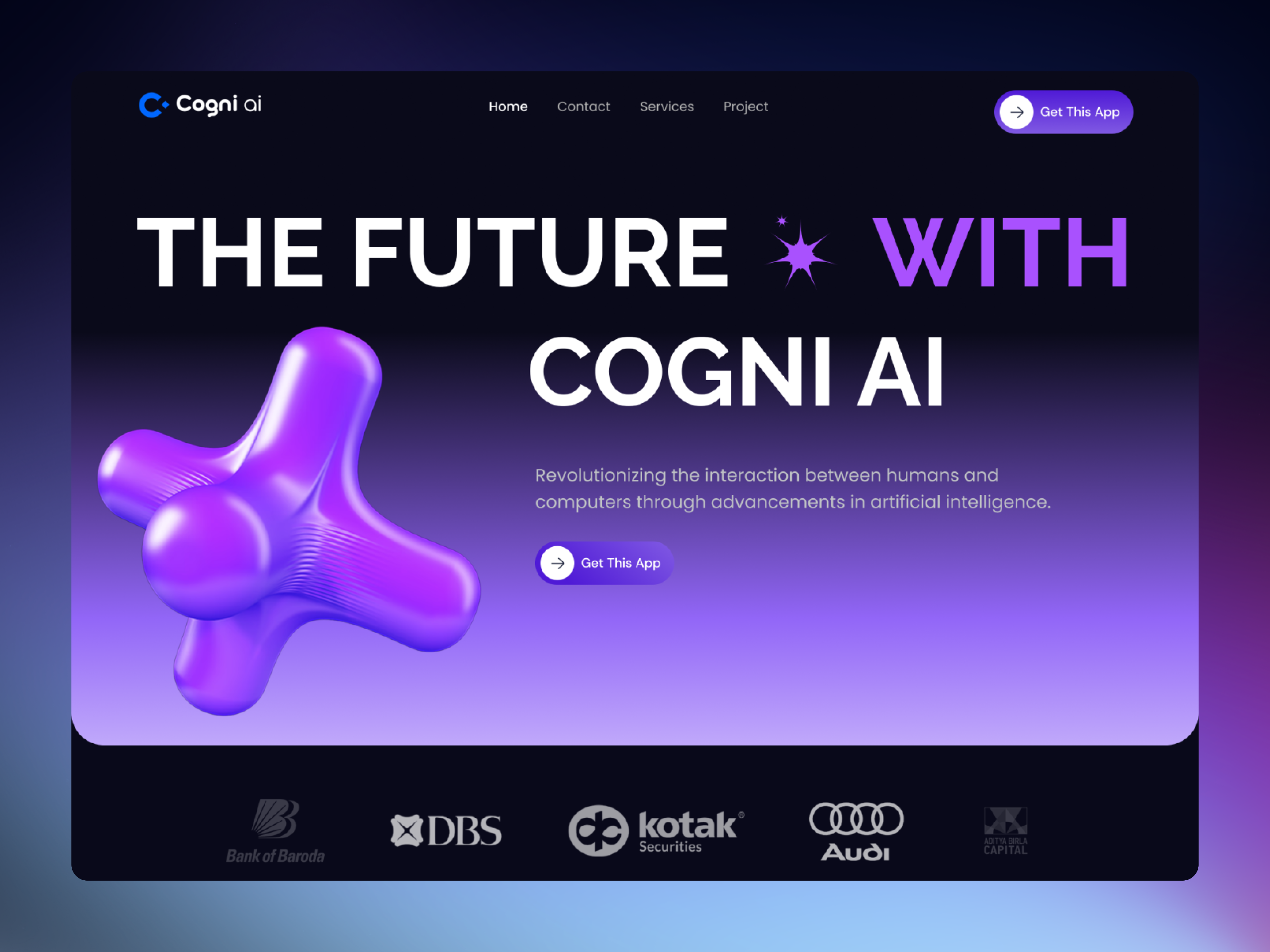 AI agent website landing page by Alamgir Hossain on Dribbble