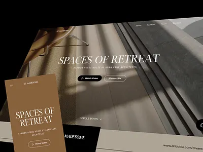 Animated work - reel animation cards landing page mobile app prototyping widget