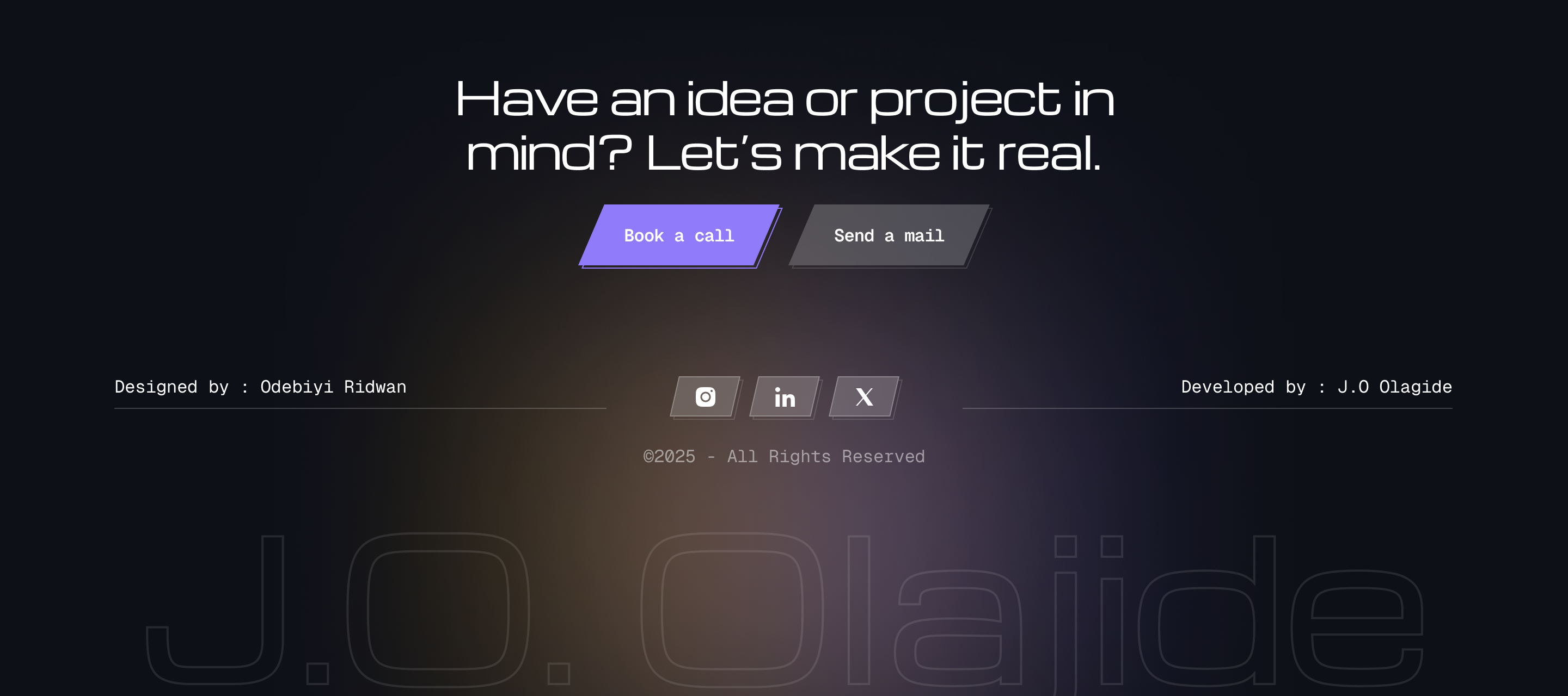 Example of Landing Page/Website Design