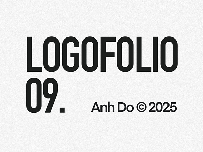 LOGOFOLIO 09. anhdodes brand branding collection design graphic design logo logo design logo designer logodesign logofolio logomark minimalist logo monogram portfolio typography