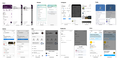 Profile Switching Personal or Business Kuper App andoid animation app bounce rate branding business conversion rate delivery design efficiency haptics illustration ios profile swiching ui