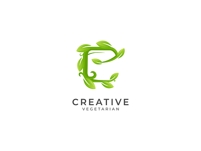 Creative Vegetarian branding design graphic design icon illustration logo logo design logotype vector