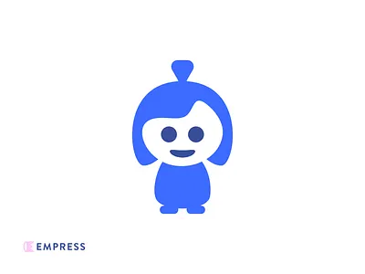 Empress Identity Character 03 baby branding character cotton crown empress girl grace illustration logo logodesign logodesigner love mascot natural soft symbol