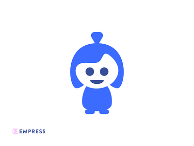 Empress Identity Character 03 baby branding character cotton crown empress girl grace illustration logo logodesign logodesigner love mascot natural soft symbol