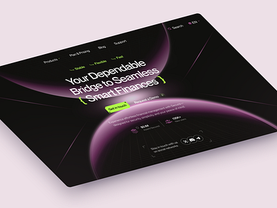 Website Design for Finance design interface product service startup ui ux web website