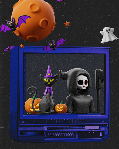 Halloween 3D Icon Set 3d branding design icons illustration ui