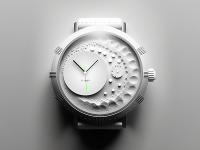 Moon watch design Collection N2 3d ai branding c4d circle clock design facewatch gpt3 houdini illustration mate moon rolex round simple sphere watch
