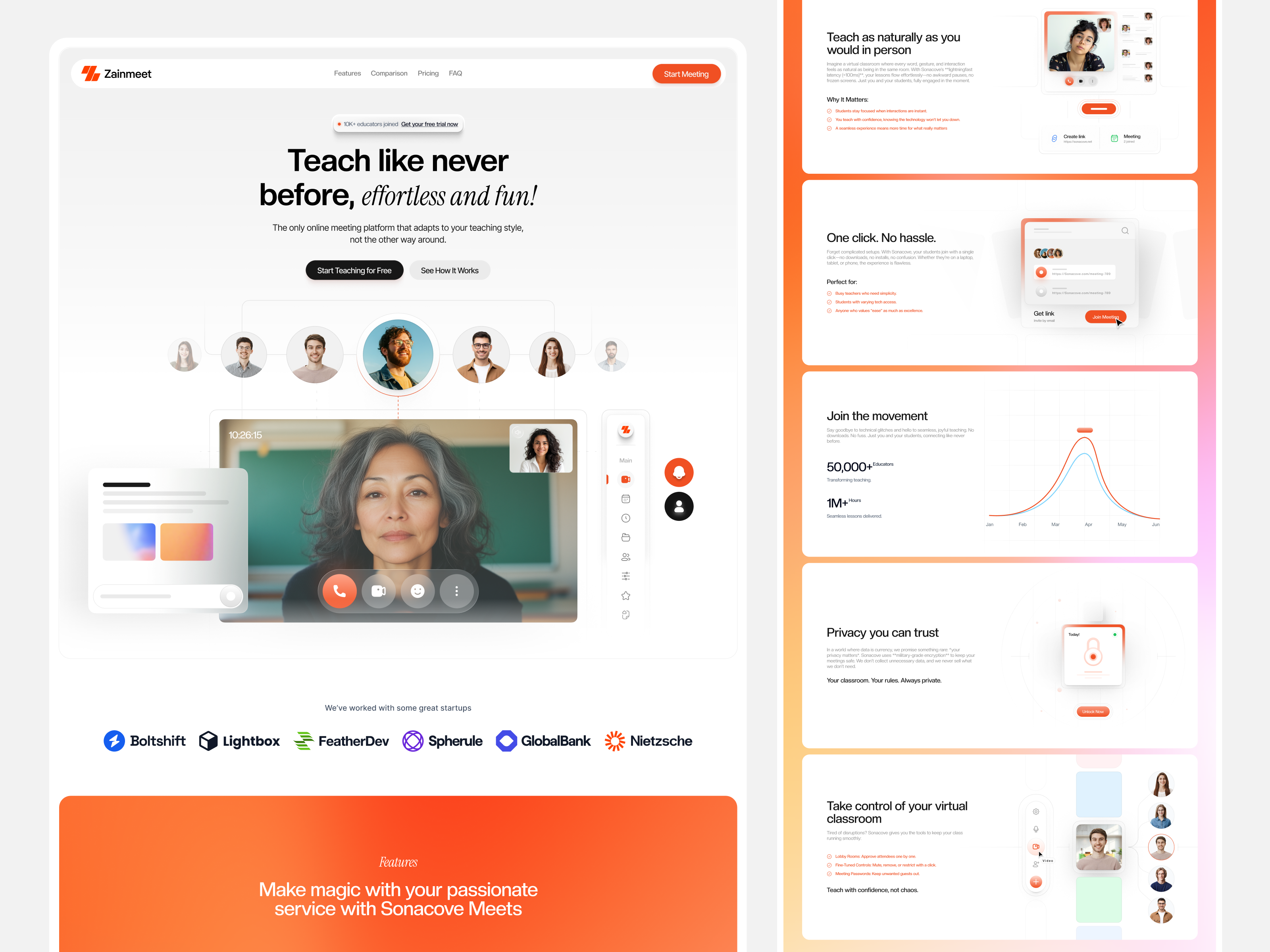 Example of Saa S Landing Page Design And Development