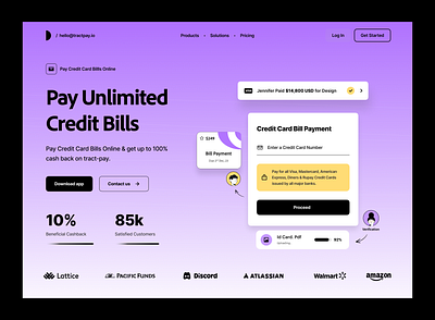 Web Header analytics bill payment bills credit card dark theme dashboard finance header hero menu money product design profile typography ui ui ux user experience ux web app website