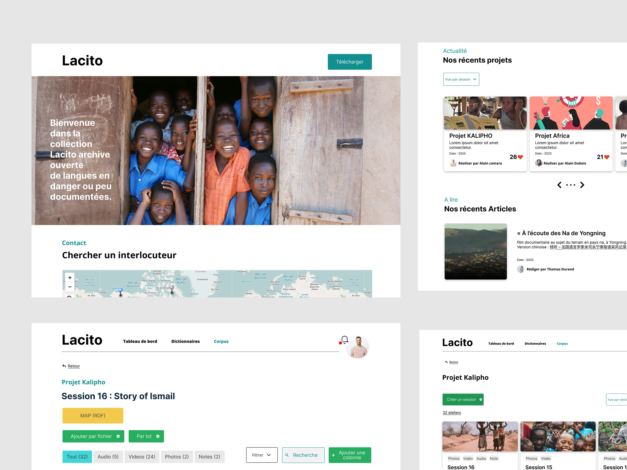 Lacito graphic design ui