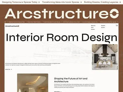 ArcStructure – Architecture & Design Webflow Template agency architecture arcstructure figma interior landing page template templatetrip theme webflow website