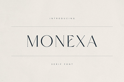 MONEXA TYPEFACE retro