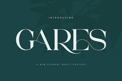 GARES TYPEFACE retro