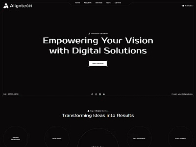 AlignTech – IT Agency – Webflow Template aligntech figma it agency saas startup template templatetrip theme webflow