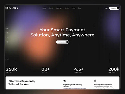 PayClick – Fintech, Payment & Technology – Webflow Template figma fintech it technology payclick payment saas startup technology template templatetrip theme webflow