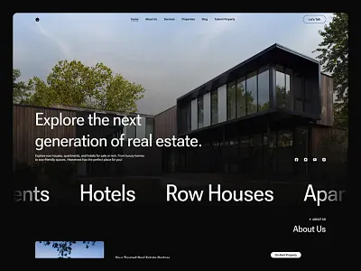 Heavenest – Architecture & Design Webflow Template architecture figma heavenest interior luxury property real estate showcase template templatetrip theme webflow
