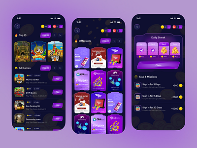 WinSphere – Admin & Mobile App UI Design admin dashboard admin panel adminapp analyticsdashboard app concept appdesign dashboarddesign enterpriseui futuristic ui game app ui gaming dashboard ios app mobile app mobileappdesign play app play point productdesign prototype sports uxdesign
