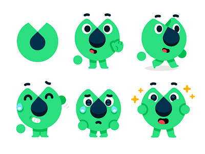 Unused "big nose" mascot abstract app branding cartoon character character design cute digital emoji flat friendly funny green icon illustration logo mascot nose silly vector