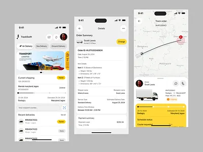 Logistics App app design car cargo delivery delivery app design interface logistics logistics app mobile app mobileapp product design transportation truck ui ui design uiux ux ux design