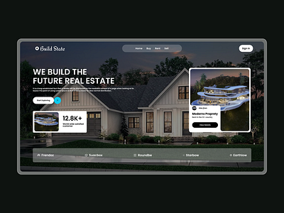 Modern Real Estate Website UI Design buildsign figma design homepage design landing page design minimal ui modern architecture design modern web design product design property website design real estate app real estate branding real estate dashboard real estate platform real estate ui real estate website responsive design ui ux design user interface design web design website concept