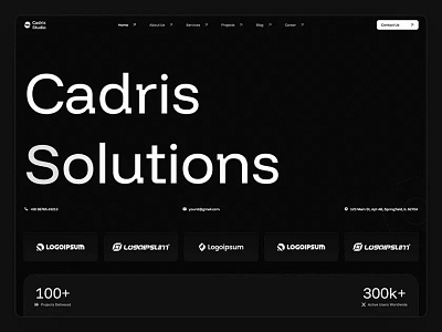 Cadris – IT Technology & Agency Webflow Template agency cadris figma it technology saas startup template templatetrip theme webflow