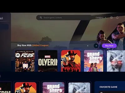 Gaming Platform GameNet figma framer game platform ui ui ux ux