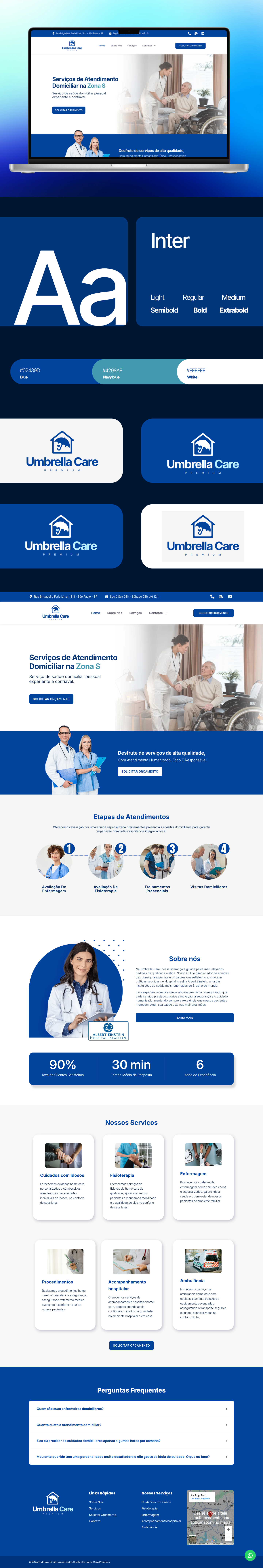 Corporate Website Development for a Home Care Company cms design figma framer graphic design landing page ui ui ux design ux web site wordpress