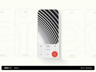 Radiance android animation app design apple brutalist instagram ios liquid glass material design minimal minimalism mobile motion design music tablet touch ui ux video