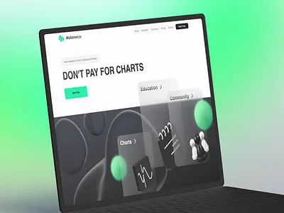 Wallstreet — Free Stock Charts Platform Design branding charts crypto cryptoapp design exchange fintech fintechdesign illustration interfacedesign token trading ui ux wallstreet