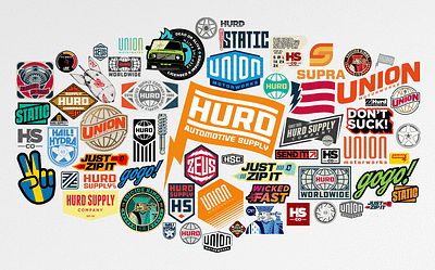 Hurd Lockup audi automotive badge bmw branding car euro logo logos mercedes motor racing type typography vector volvo