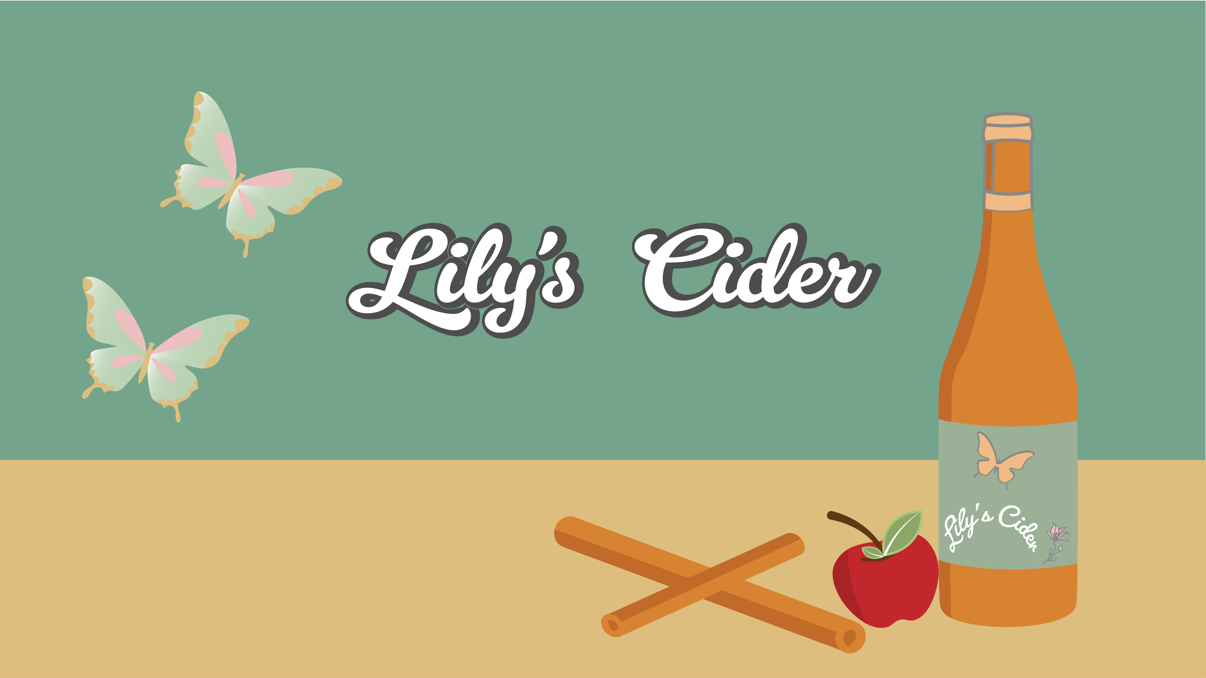 ✨ Lily’s Cider — Branding Concept branding design graphic design illustration logo typography vector