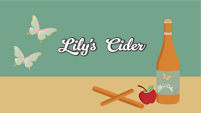 ✨ Lily’s Cider — Branding Concept branding design graphic design illustration logo typography vector