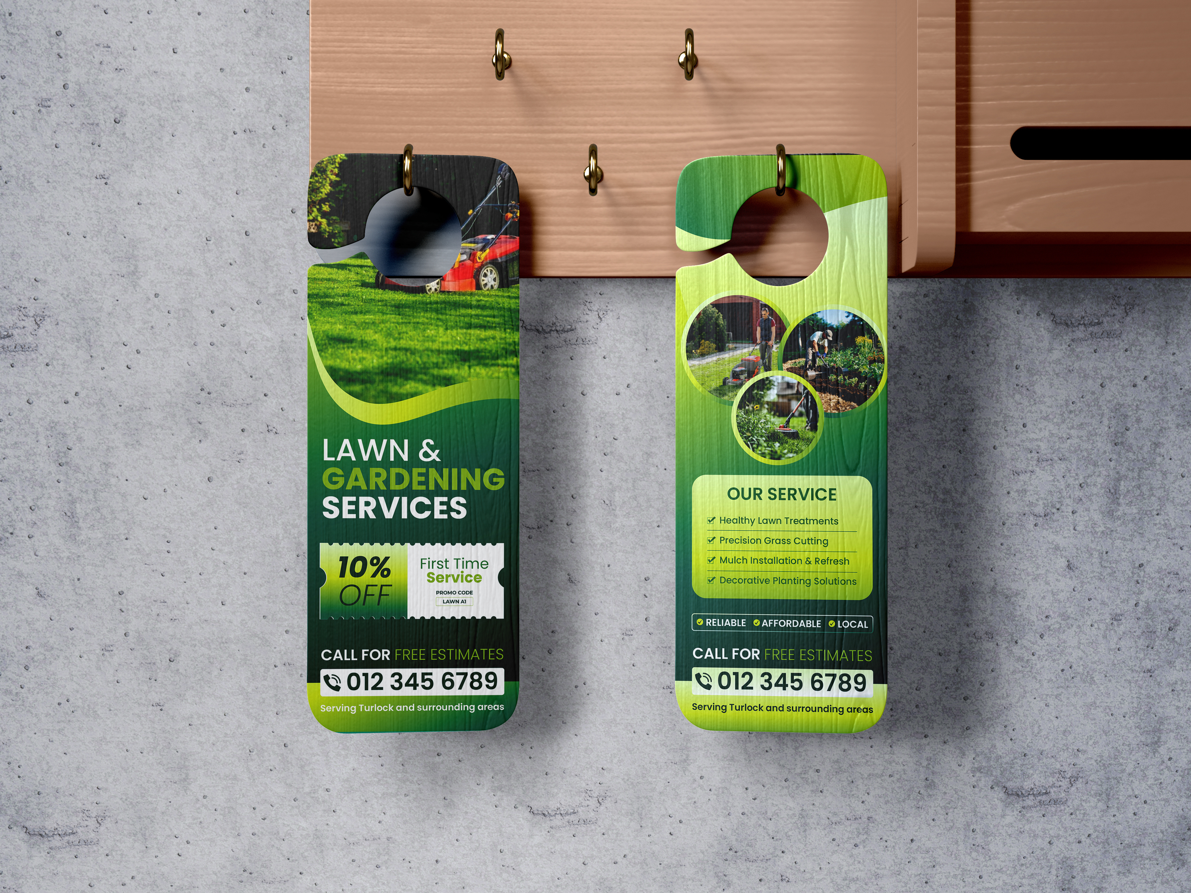 Example of Door Hanger Design For Business