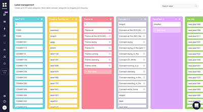 IronSource data analysis drag drop lists tags ui ux