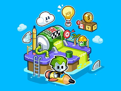 🩲 Briefing - Animated Design Process 01 animation brand illustrations cartoon cartoon logo character design design process illustration illustrator lottie lottie animation mascot mascot design mascot logo motion design motion graphics rive rive animation ui website animation