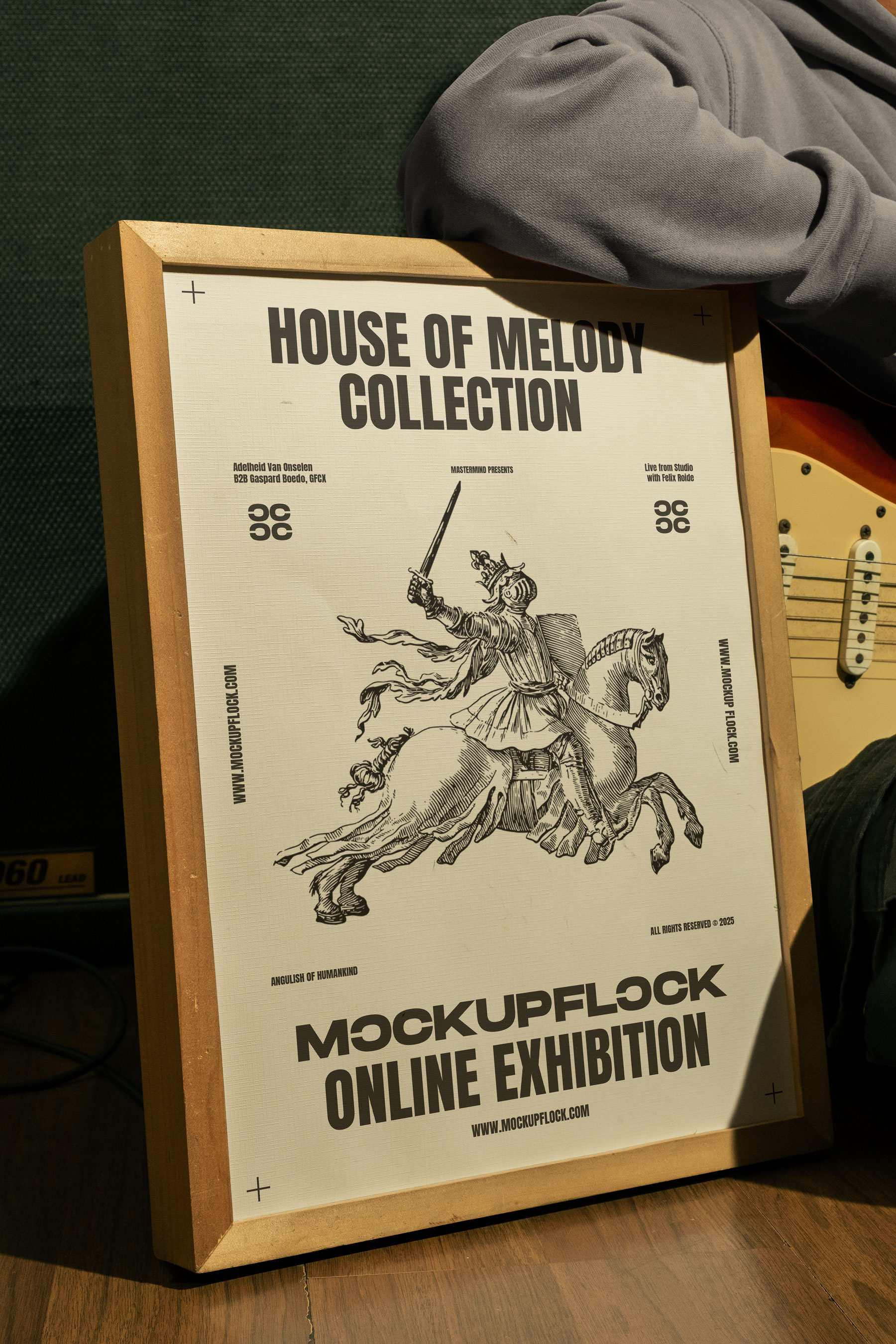 HOM Poster 06 Mockup a4 brand brand identity branding business design designer event graphic design logo mockup mockup flock mockups poster presentation promotion psd template white