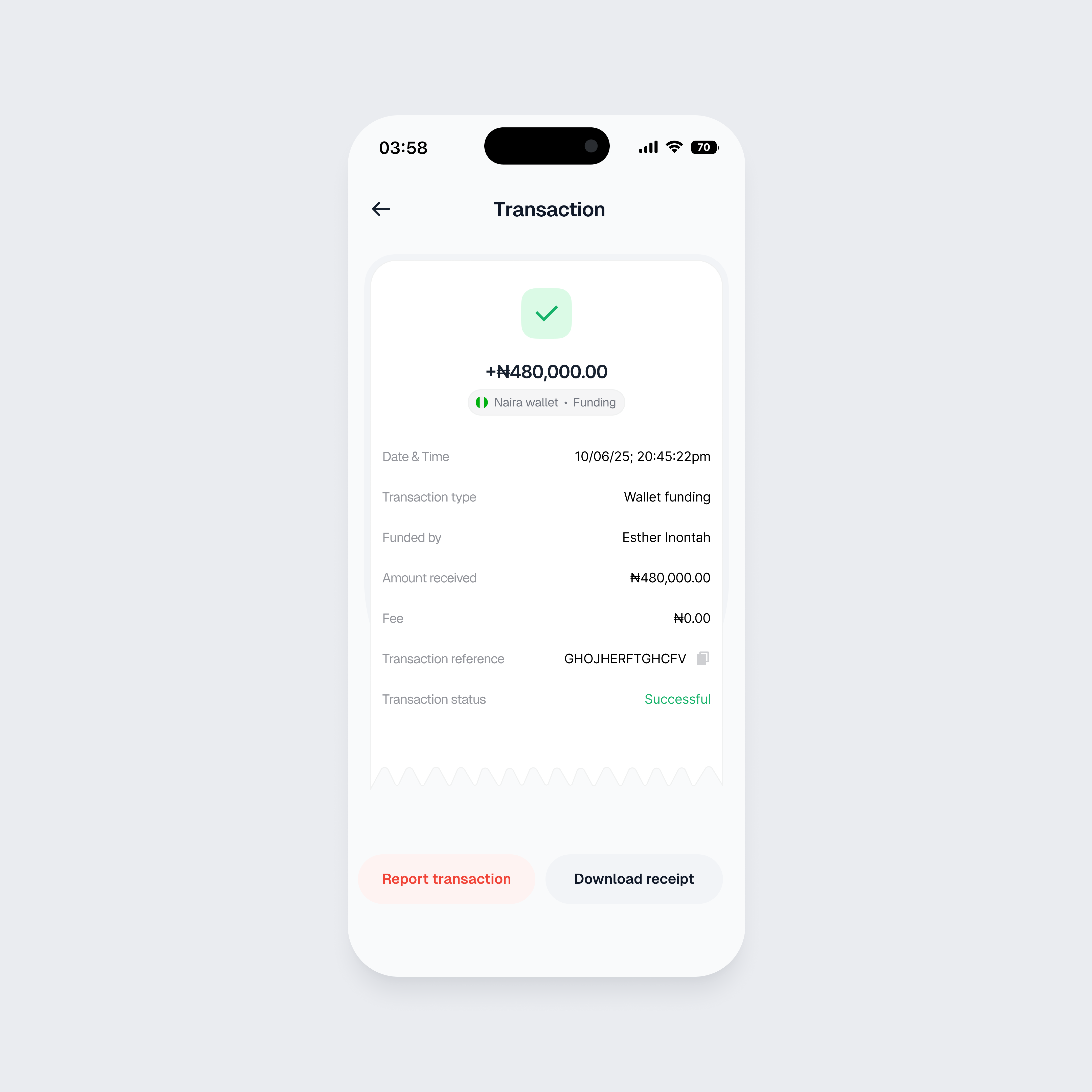 Mobile App - Transaction Details app design budgeting design finance fintech fintech app mobile mobile app money productdesign ui uidesign uiux userinterface ux