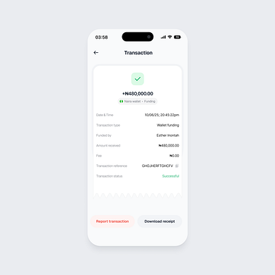 Mobile App - Transaction Details app design budgeting design finance fintech fintech app mobile mobile app money productdesign ui uidesign uiux userinterface ux