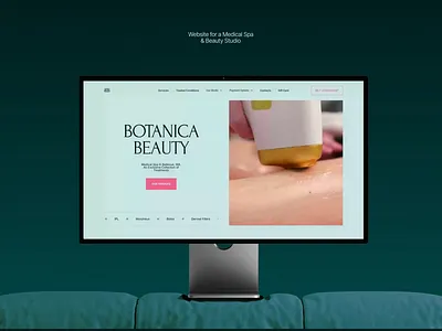 Website for a Medical Spa & Beauty Studio in Bellevue, WA beauty beauty services beauty studio booking clinic cosmetologist cosmetology custom website fillers health injections laser treatments procedures spa ui web design web development website wellness