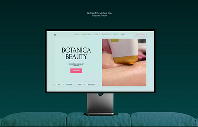 Website for a Medical Spa & Beauty Studio in Bellevue, WA beauty beauty services beauty studio booking clinic cosmetologist cosmetology custom website fillers health injections laser treatments procedures spa ui web design web development website wellness