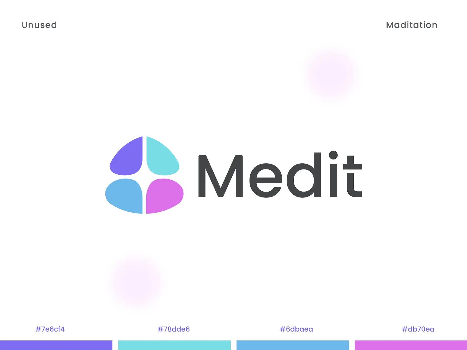 Abstract logo app icon logo branding logo logo design meditation abstract logo relax logo