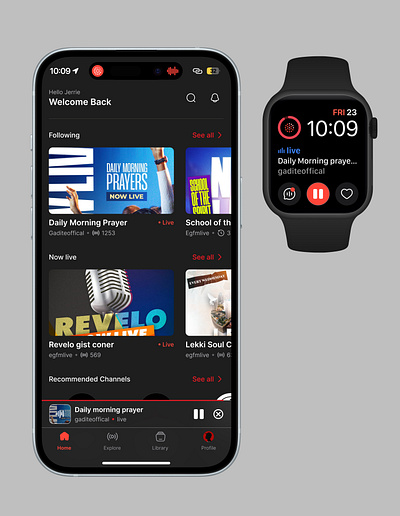 MIXLR APP REDESIGN aesthetic app audio beautiful branding build cool crossplatform dark design font gadite graphic design illustration inspiration ios redesign streaming ui watch