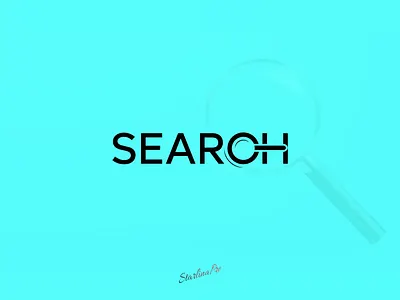 Search Wordmark Logo brand logo branding creative typography detective logo digital search discovery innovation logo design magnifying glass minimal logo minimalist logo modern branding modern logo search search logo search wordmark tech logo unused logo wordmark wordmark logo