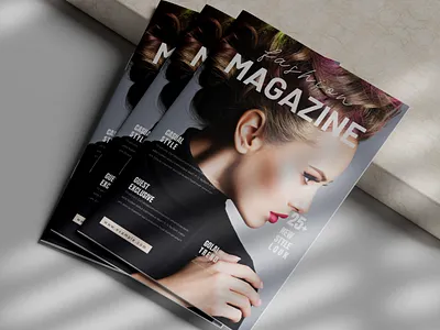 Modern Fashion Magazine Layout Template branding brochure business creative design fashion illustration layout magazine modern style template