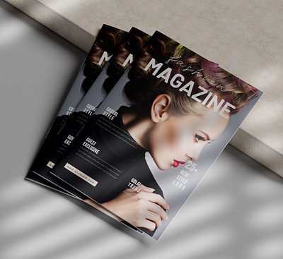 Modern Fashion Magazine Layout Template branding brochure business creative design fashion illustration layout magazine modern style template
